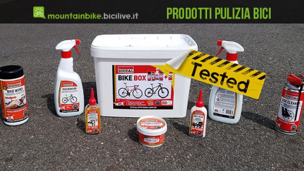Soudal: test lubrificanti e prodotti per pulizia della bici