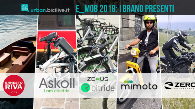 A e_mob 2018 protagonisti i brand della mobilità elettrica