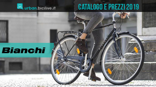 Le bici urban e trekking di Bianchi: catalogo e listino prezzi 2019