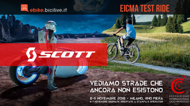 Le ebike Scott eRide in anteprima a EICMA 2018