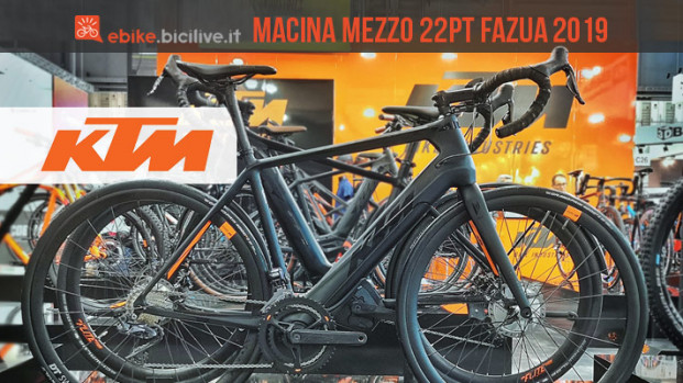 Ebike da strada KTM Macina Mezzo 22PT-Fazua 2019
