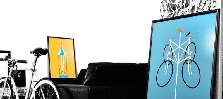 100copy – Illustrazioni su due ruote