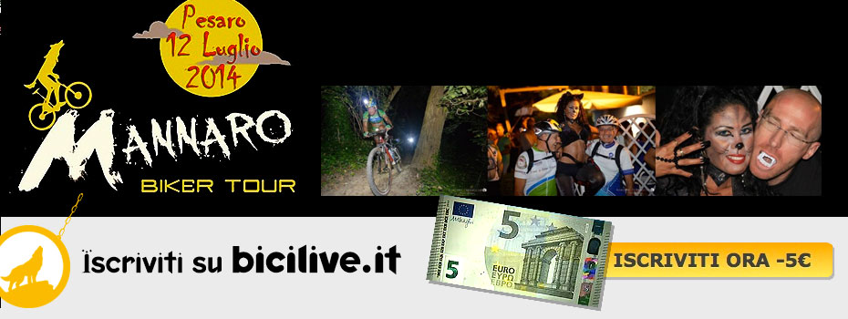 Mannaro Bike Tour: a Pesaro una notturna “estrema”
