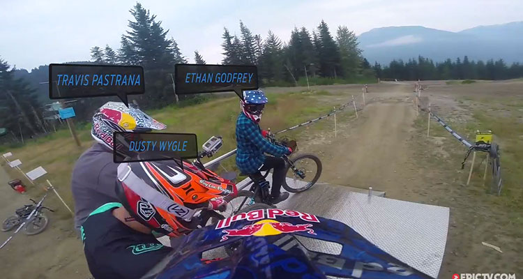 Travis Pastrana: Motocross, Rally, Nitro Circus e… Downhill!