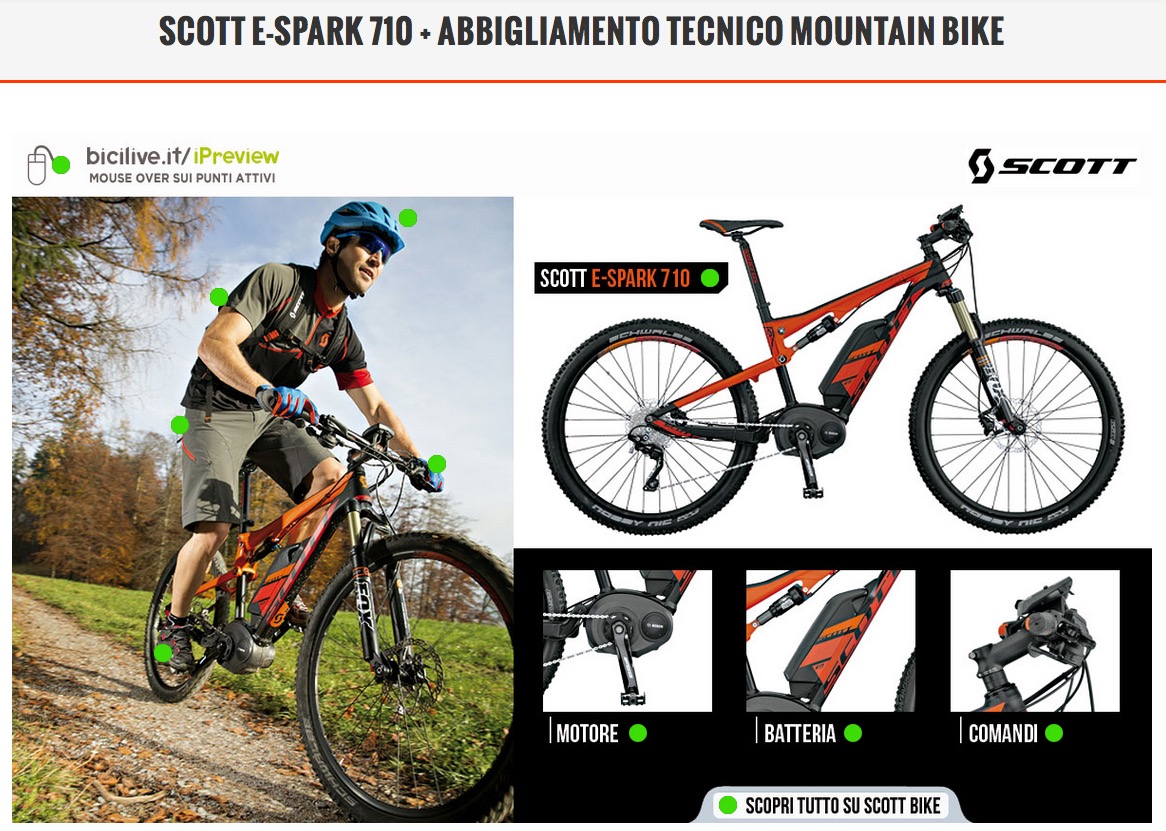 Scott E-SPARK 710 + Abbigliamento tecnico mountain bike // iPreview
