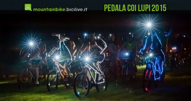 Pedala coi Lupi 2015: in bici con la luna piena