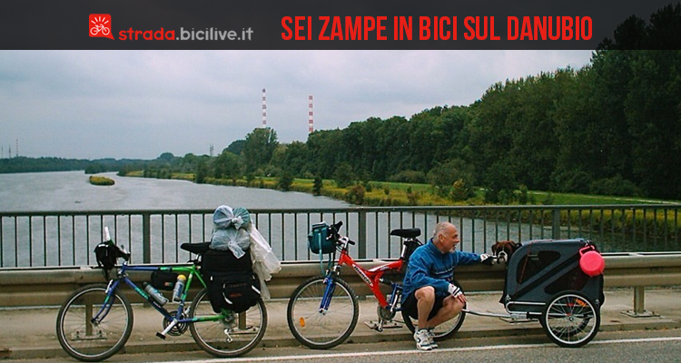 La ciclabile sul Danubio: due ruote, sei zampe