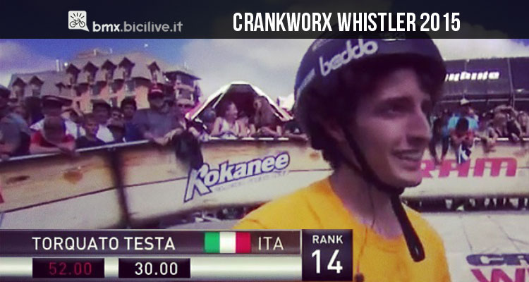 Crankworx Whistler 2015: per l’italiano Torquato Testa storico 14mo posto