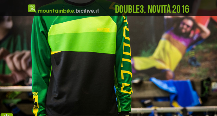 Double3 2016: le novità della linea abbigliamento mtb