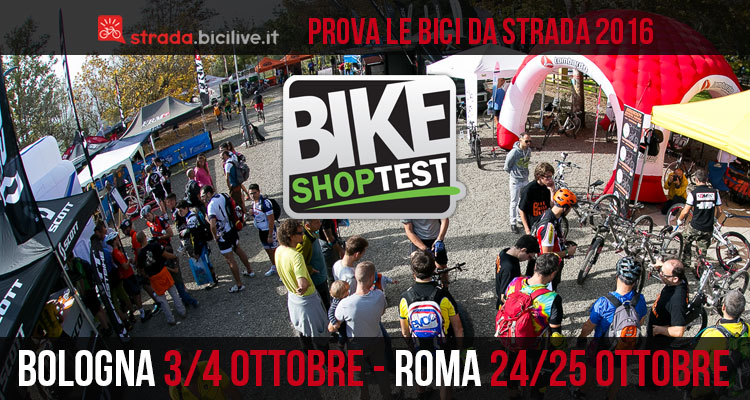 Bike Shop Test, vieni a provare le bici da strada 2016 a Bologna