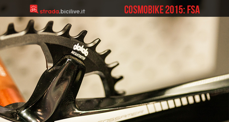 CosmoBike 2015: FSA, nuove guarniture strada, cx e gravel