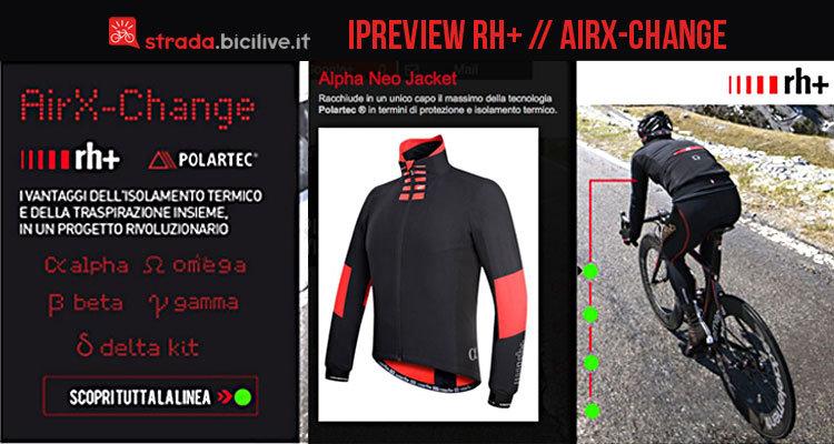 Abbigliamento tecnico ciclismo RH+ // AirX-Change