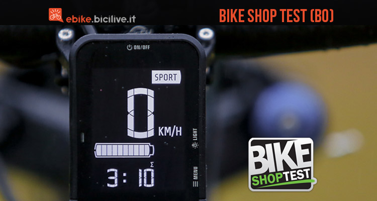 Test mtb elettriche al Bike Shop Test