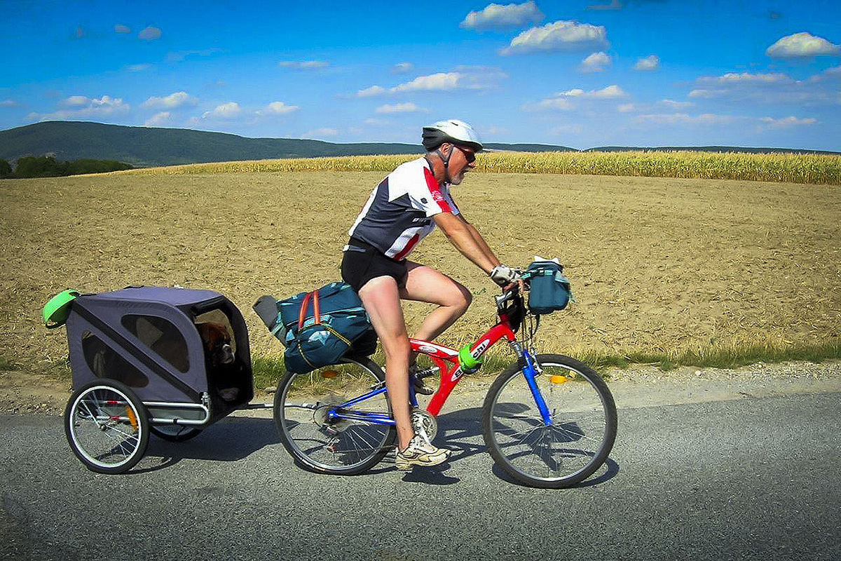 Vacanza da cani e cani da vacanza, in bici