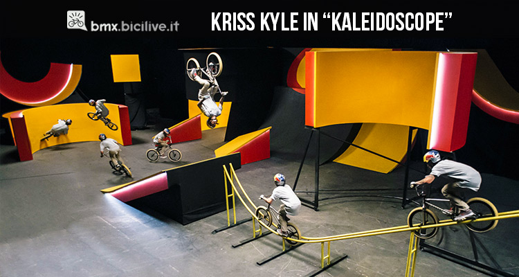 Kriss Kyle, la BMX in un caleidoscopio con Red Bull