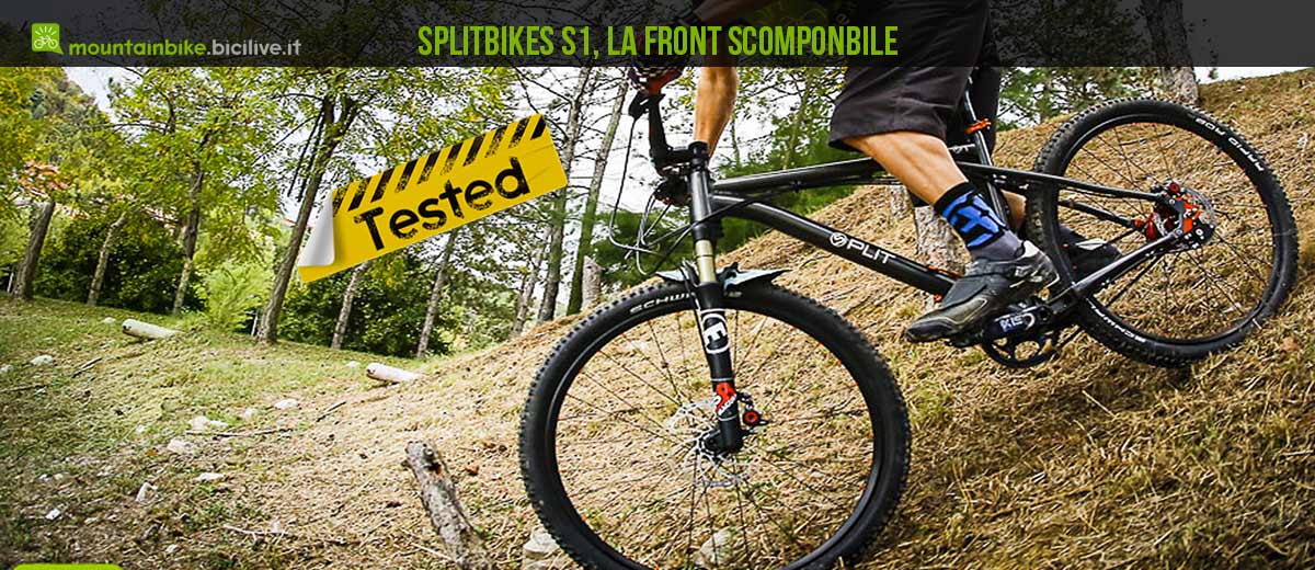 SplitBikes S1, la mtb front 27,5″ scomponibile