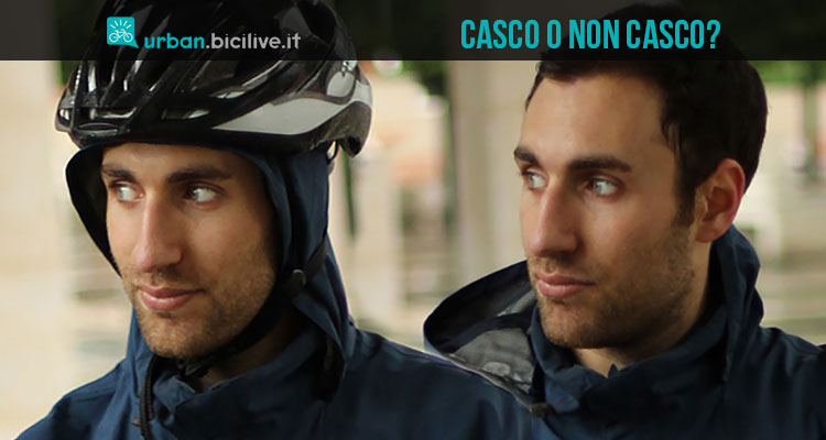 Il dilemma del ciclista urbano: casco sì o casco no?