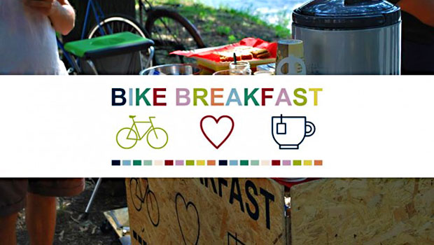 Colazione in bicicletta!
