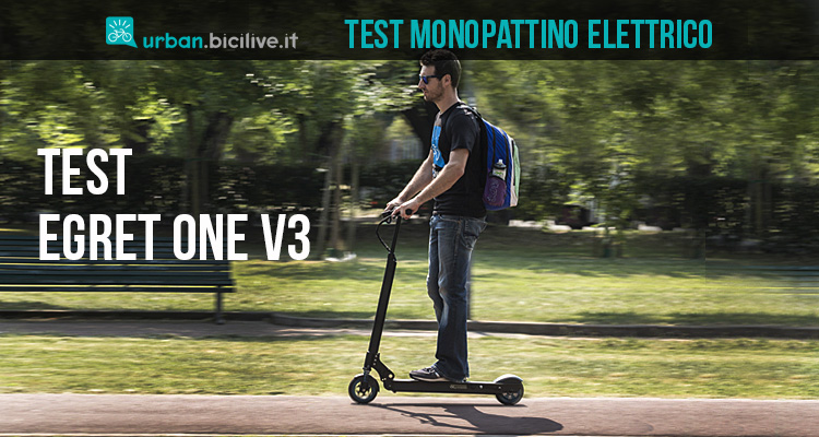 Test monopattino elettrico Egret One V3