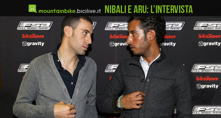 Nibali e Aru: intervista doppia sulla mountain bike
