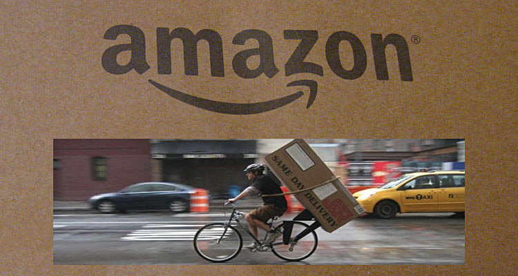 Amazon sta testando le consegne in bici