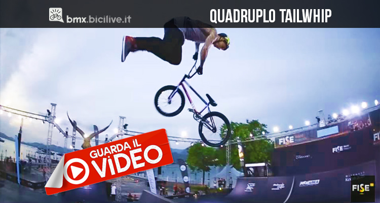 Il quadruplo tailwhip in BMX di Logan Martin conquista il mondo