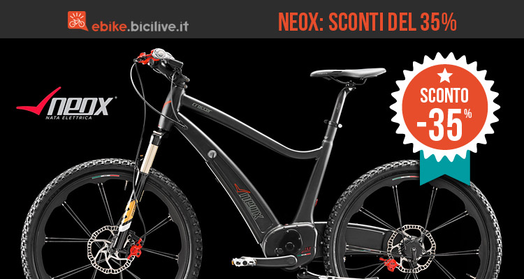 Neox: sconti del 35% sulle ebike se si diventa ambasciatori social