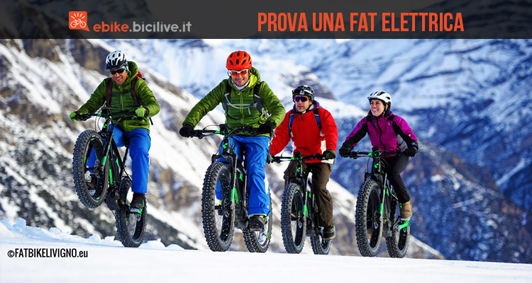 A Livigno 8 fat bike elettriche per un test ride gratuito