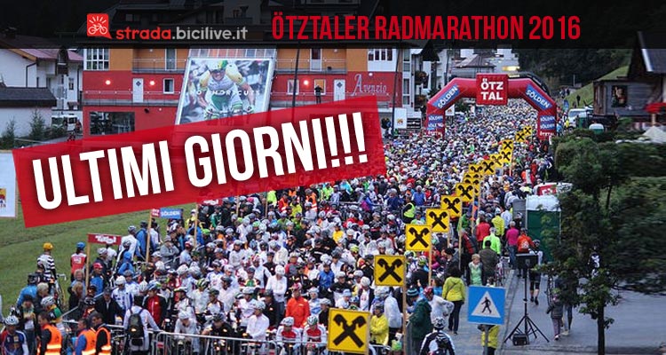 Ötztaler Radmarathon: ultimissimi giorni per l’iscrizione