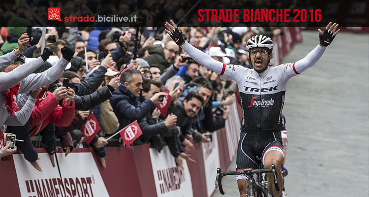 Strade Bianche 2016, il video dello scatto devastante di Fabian Cancellara