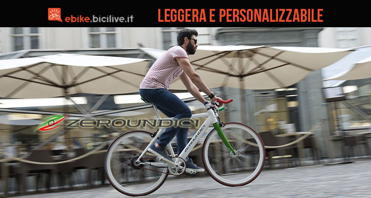 Zeroundici: la bici elettrica single speed leggera e personalizzabile