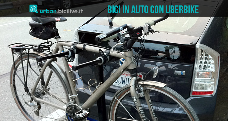 Trasportare la bicicletta in auto con Uber