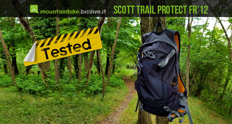 Test zaino mtb Scott Trail Protect Fr’ 12 con paraschiena integrato