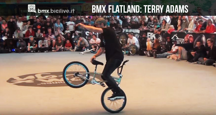 L’incredibile flatland bmx di Terry Adams al Pro World Circuit