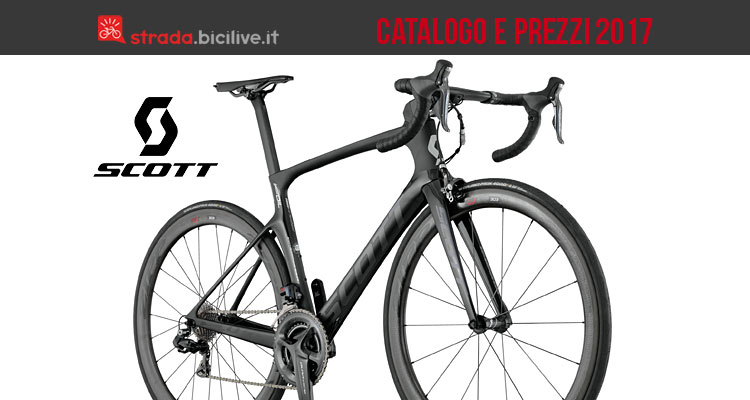 Catalogo e listino prezzi bici da strada Scott 2017