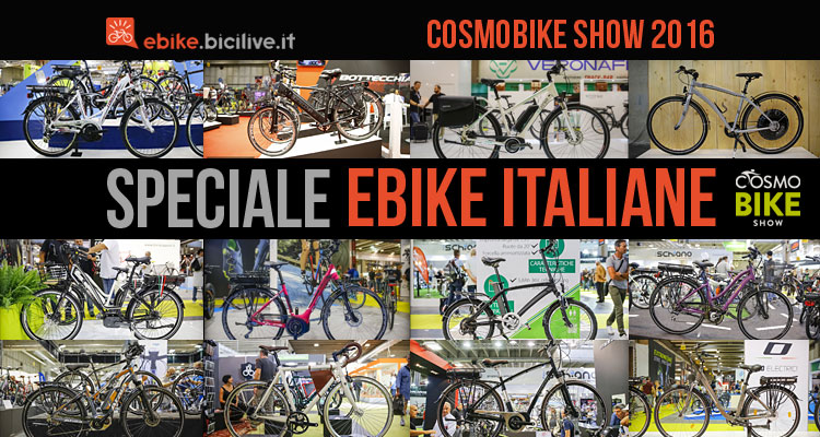 ebike e bici elettriche italiane presenti a cosmobike 2016