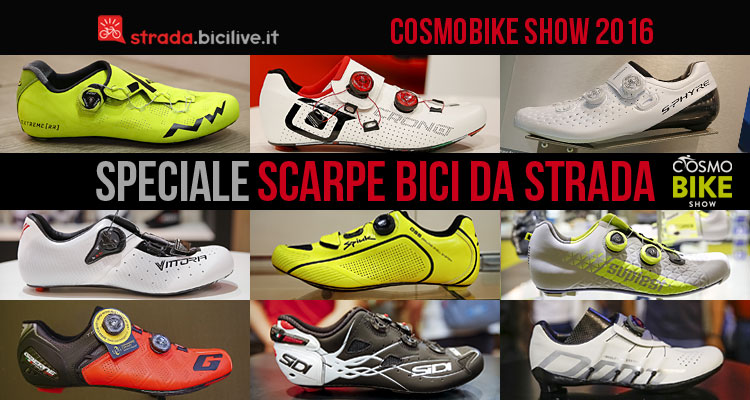 Novità scarpe bici da strada 2017 a CosmoBike Show