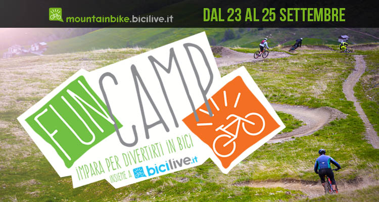 FunCamp BiciLive e workshop a Livigno dal 23 al 25 settembre