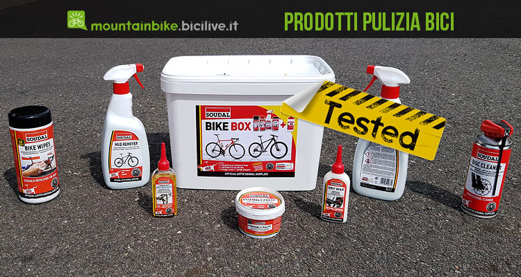 Soudal: test lubrificanti e prodotti per pulizia della bici