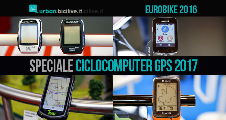 Eurobike: novità ciclocomputer GPS 2017