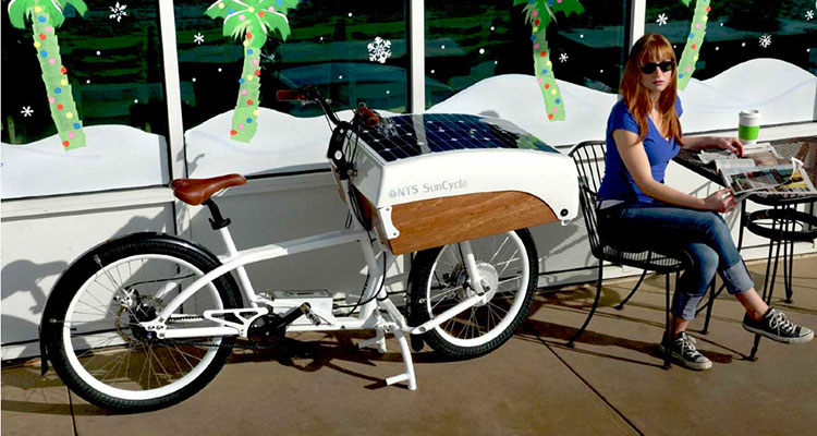 SunCycle: la bicicletta elettrica e solare di NTS Works