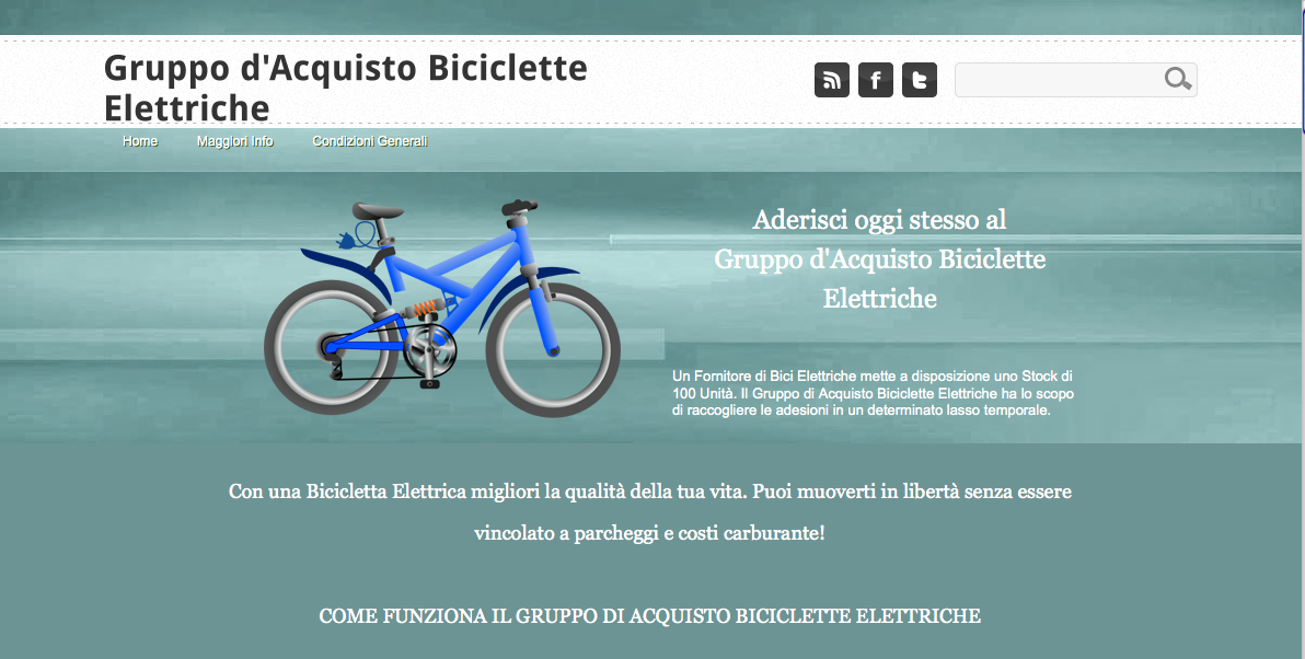 Il primo Gruppo di Acquisto Solidale per Bici Elettriche