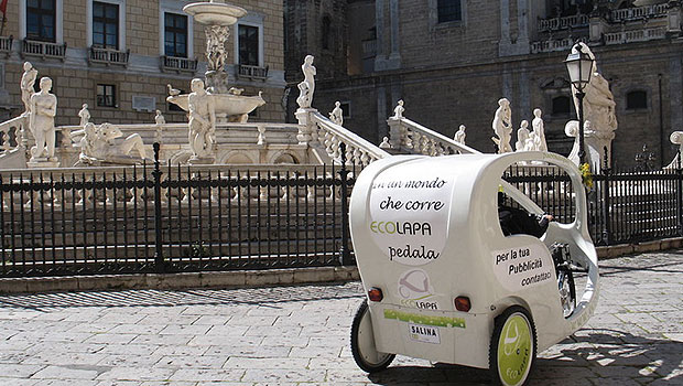 Ecolapa: da Palermo arriva il risciò elettrico