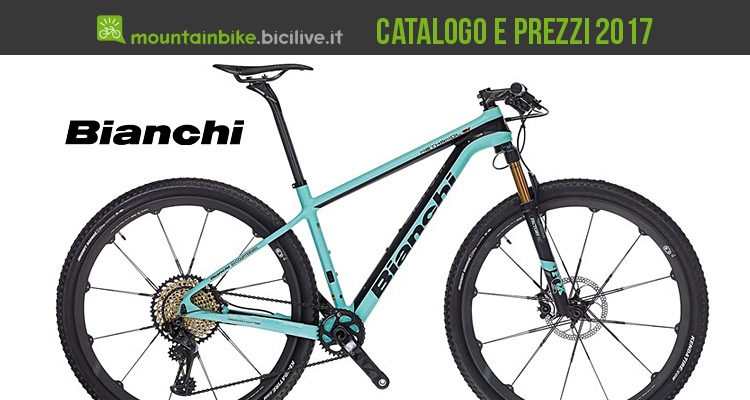 Catalogo e listino prezzi mtb Bianchi 2017