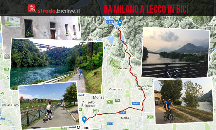 Itinerario da Milano a Lecco in bici: consigli e istruzioni da seguire
