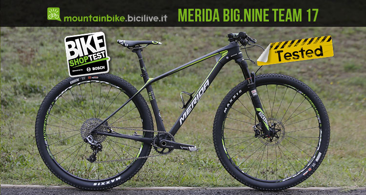 Test mtb Merida Big.Nine Team 2017