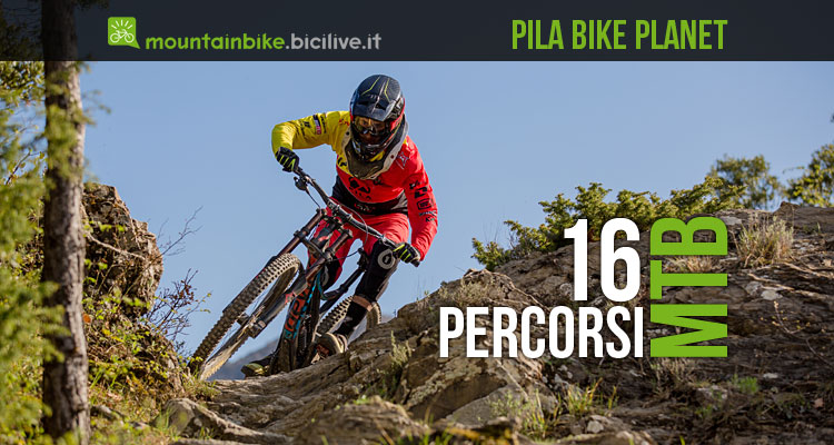 Pila Bike Planet: sedici percorsi per ogni disciplina mtb