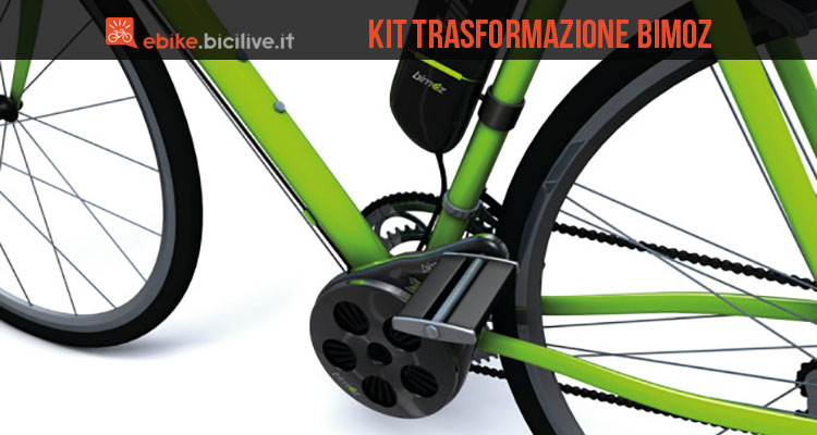 Kit centrale Bimoz: meno di 2 kg per convertire la tua bici in elettrica