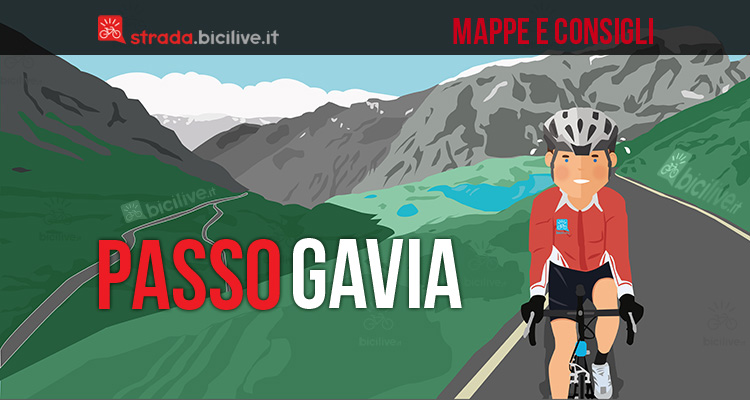 Salita Passo Gavia in bici da corsa: mappa e consigli su come affrontarlo