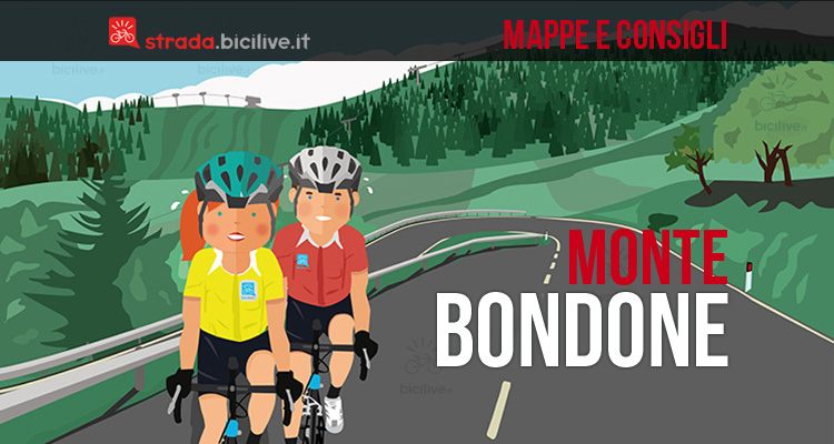 Salita del Monte Bondone in bici da corsa: mappe e consigli su come affrontarlo